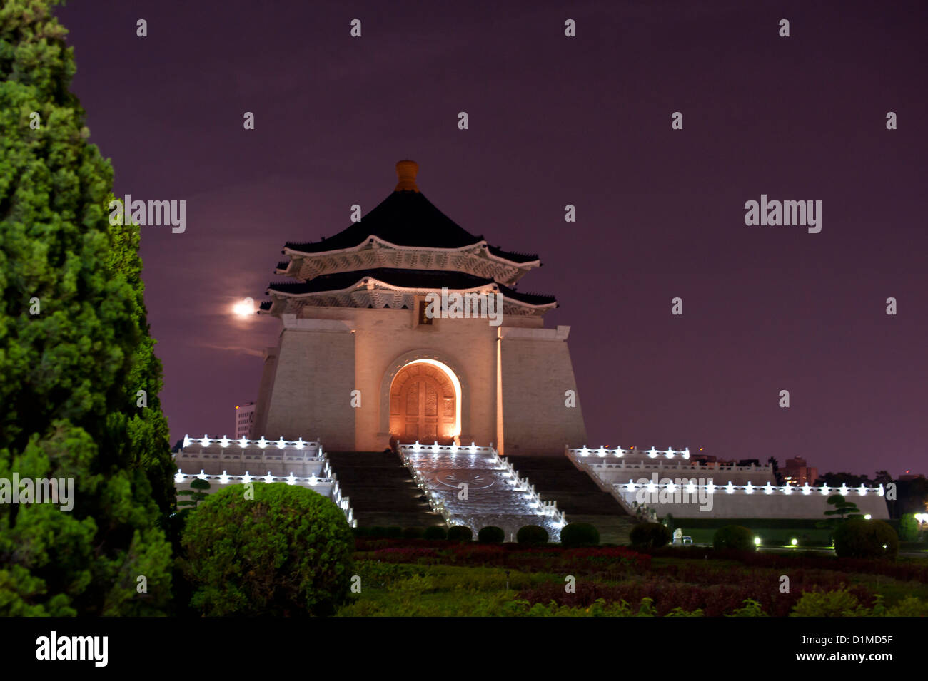 Chiang Kai-Shek Memorial Hall in Taipeh Stockfoto