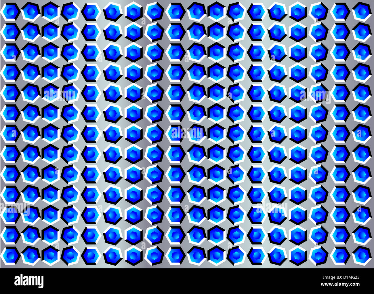 Technischen Hintergrund mit optische Illusion von Bewegung Stockfoto