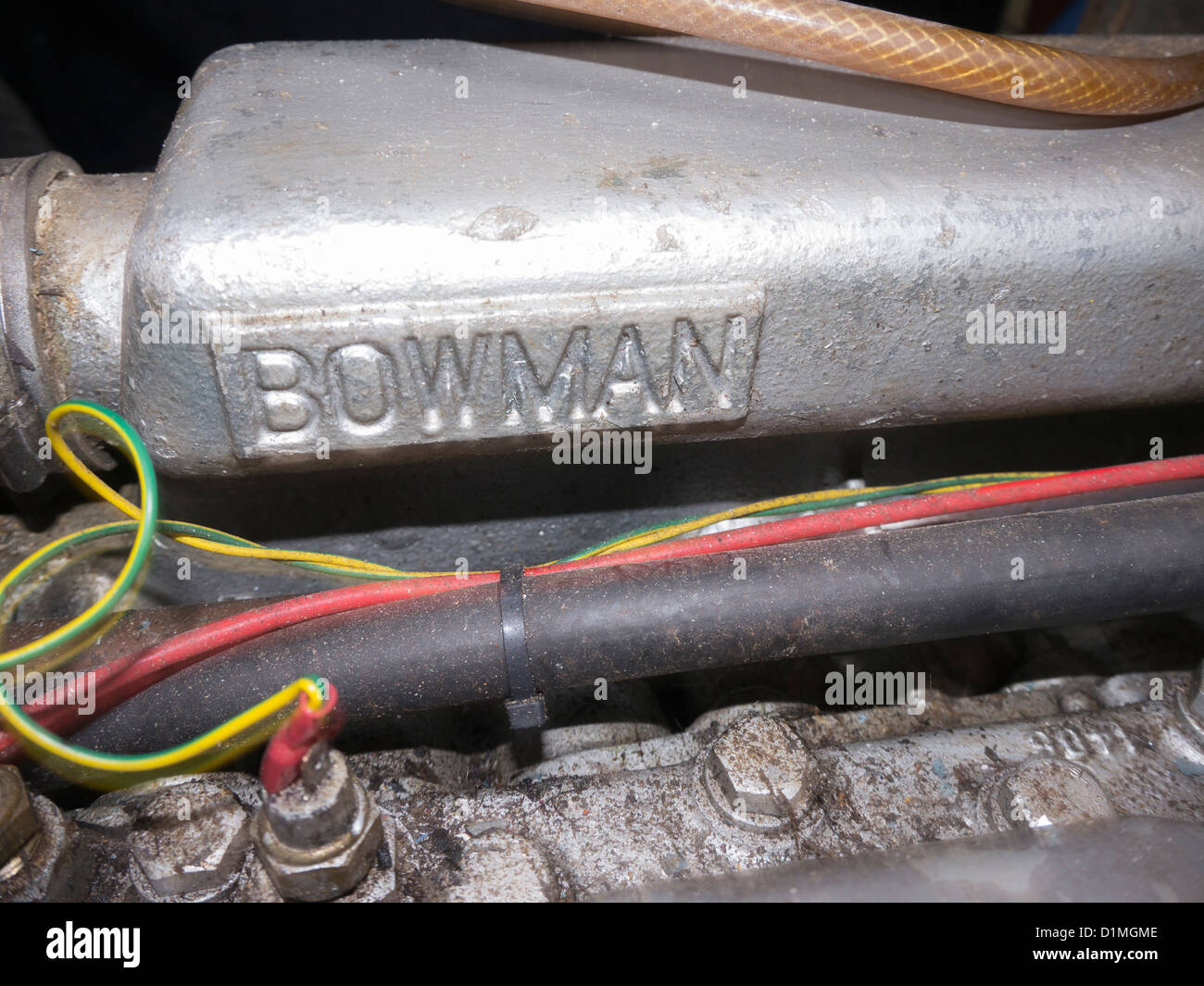 Bowman-marine-Motor Stockfoto