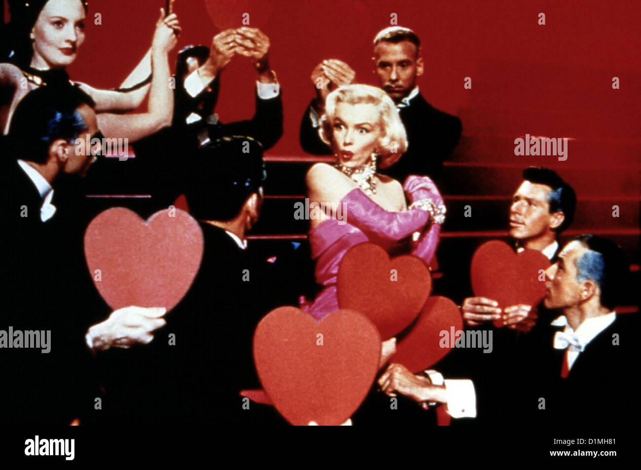 Blondinen Bevorzugt Gentlemen Prefer Blondes Lorelei (Marilyn Monroe) *** lokalen Caption *** 1953-- Stockfoto