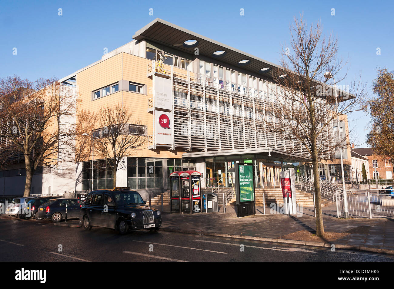 Das moderne Studenten Union Gebäude an der Queens University Belfast County Antrim Nordirland Vereinigtes Königreich UK Stockfoto