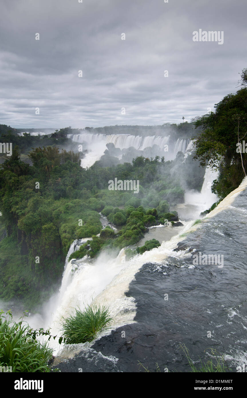 Iguazu Wasserfälle Landschaft Stockfoto