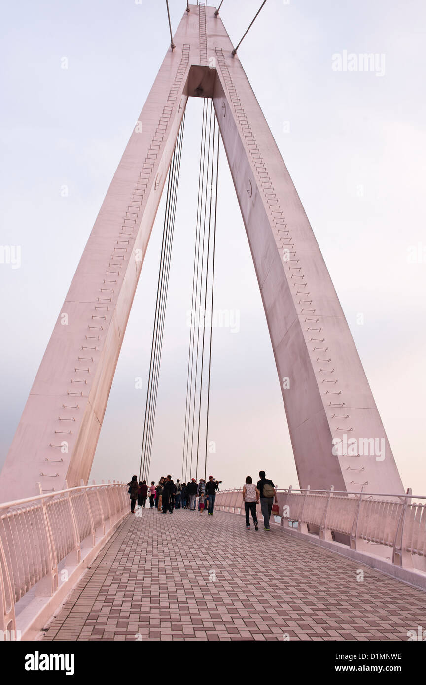 Liebenden Brücke, Danshui, Taiwan Stockfoto