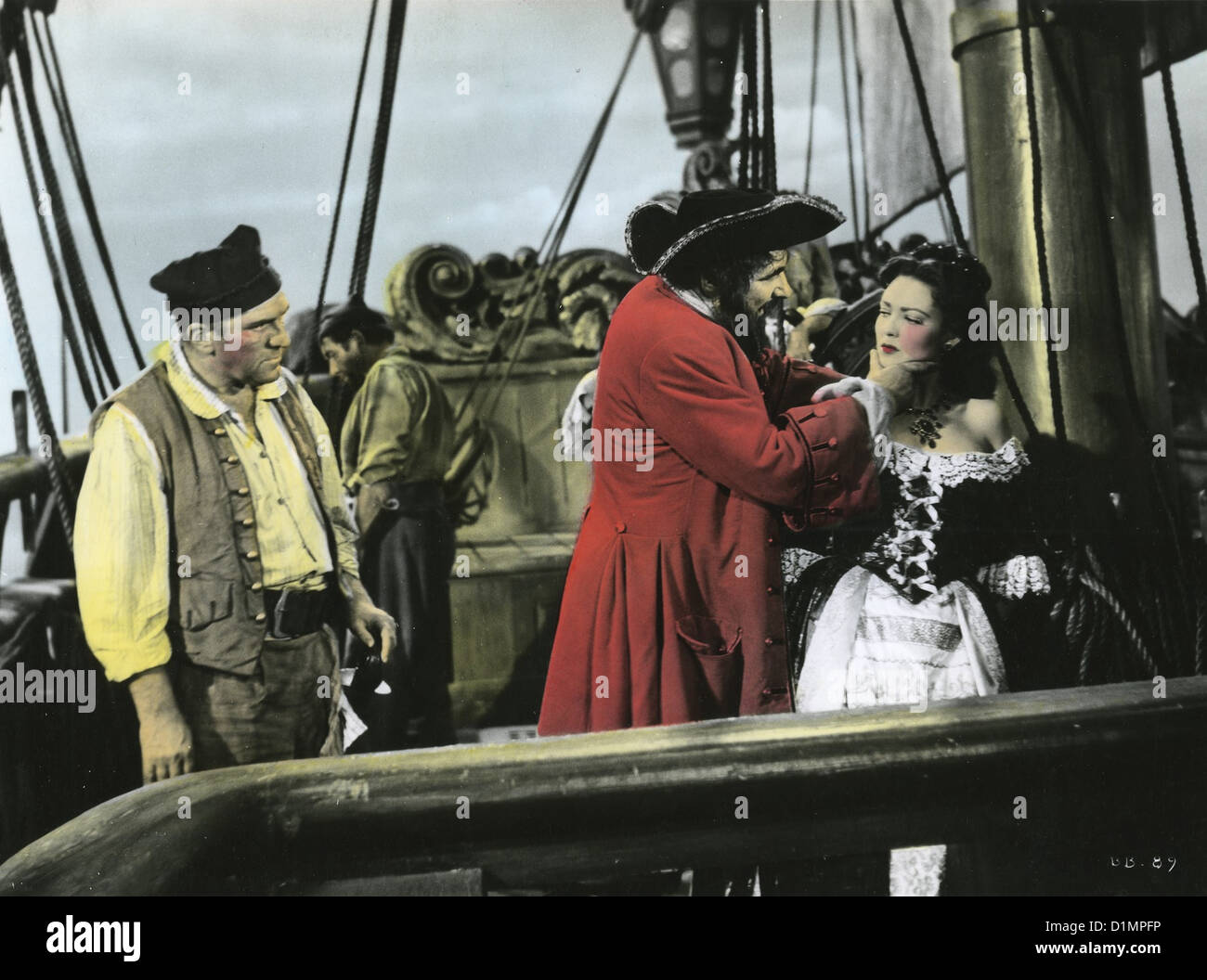 Kampf Um Höhle Piratenschatz Blackbeard der Pirat Szenenbild-- Stockfoto