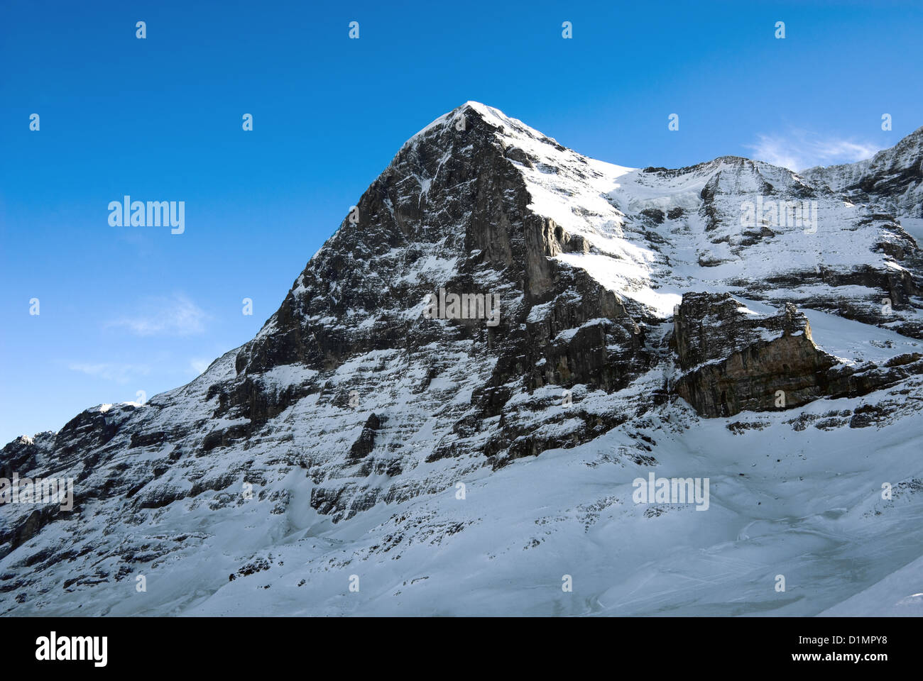 Die Nordwand des Eiger, Grindelwald, Schweiz Stockfoto