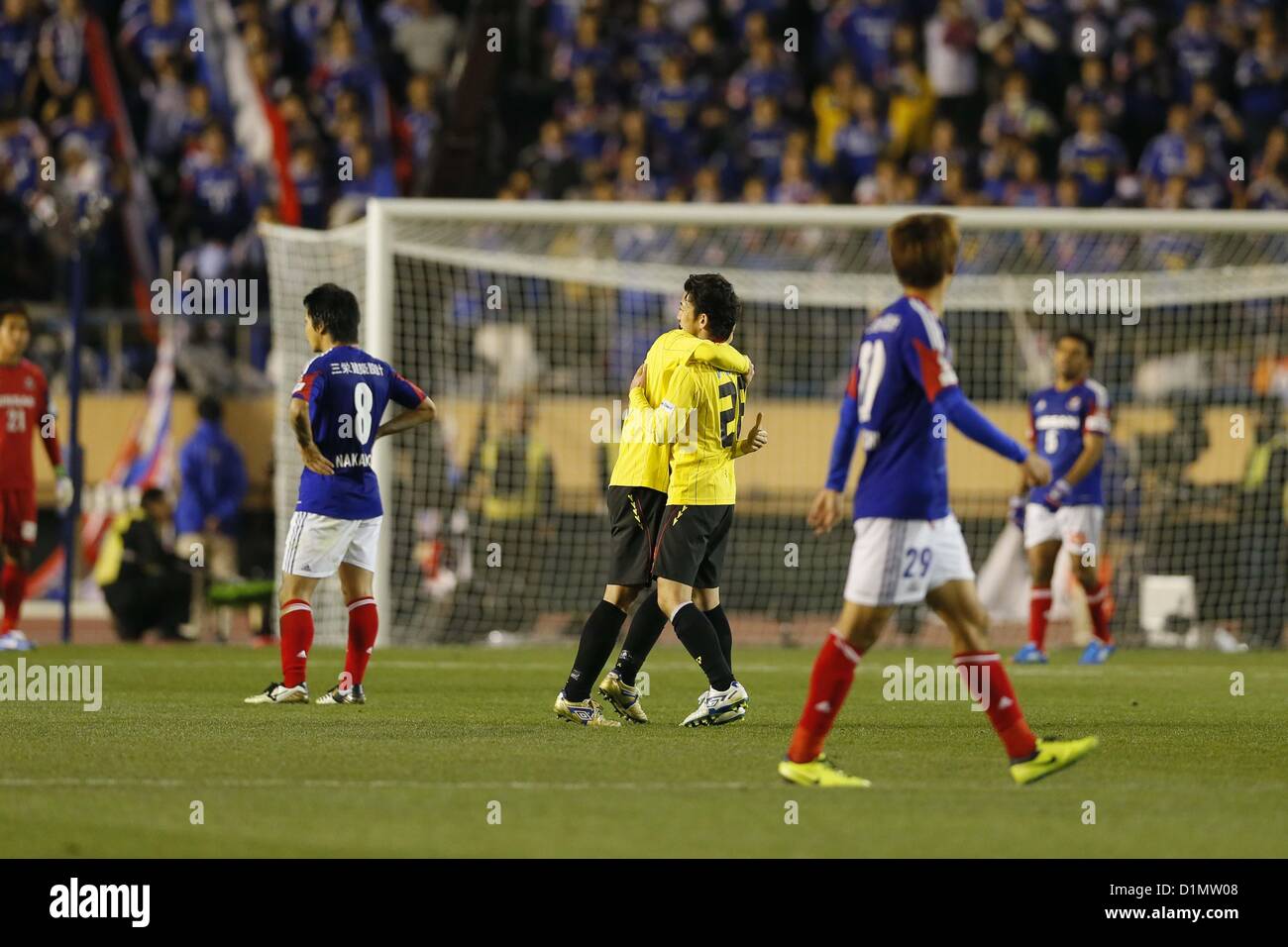 Kashiwa Reysol Teamgruppe, 29. Dezember 2012 - Fußball / Fußball: der 92. Kaiser Cup, Halbfinale Vorrundenspiel zwischen Yokohama F Marinos 0-1 Kashiwa Reysol im National Stadium in Tokio, Japan. (Foto: AFLO SPORT) [1156] Stockfoto