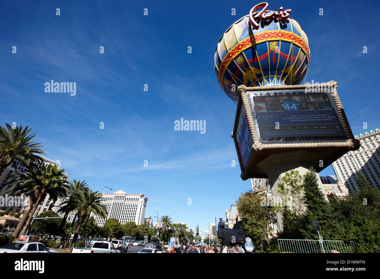 Paris Las Vegas Hotel &amp; Casino Nevada USA Stockfoto