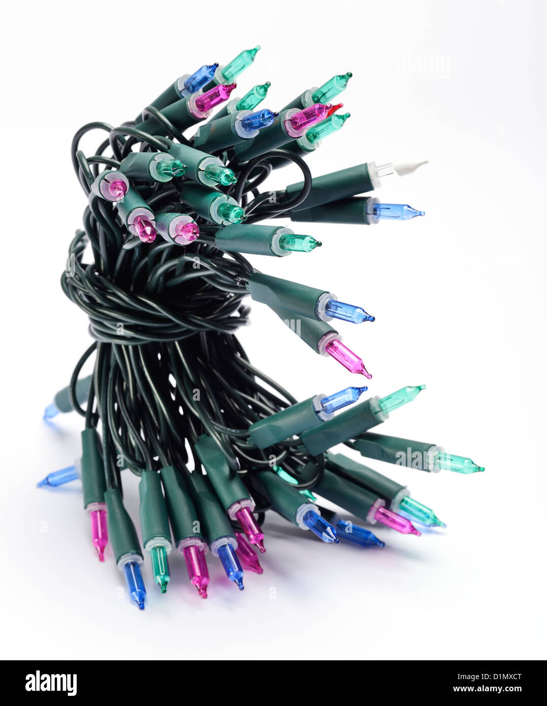 Bündel des Weihnachtsbaums Stockfoto