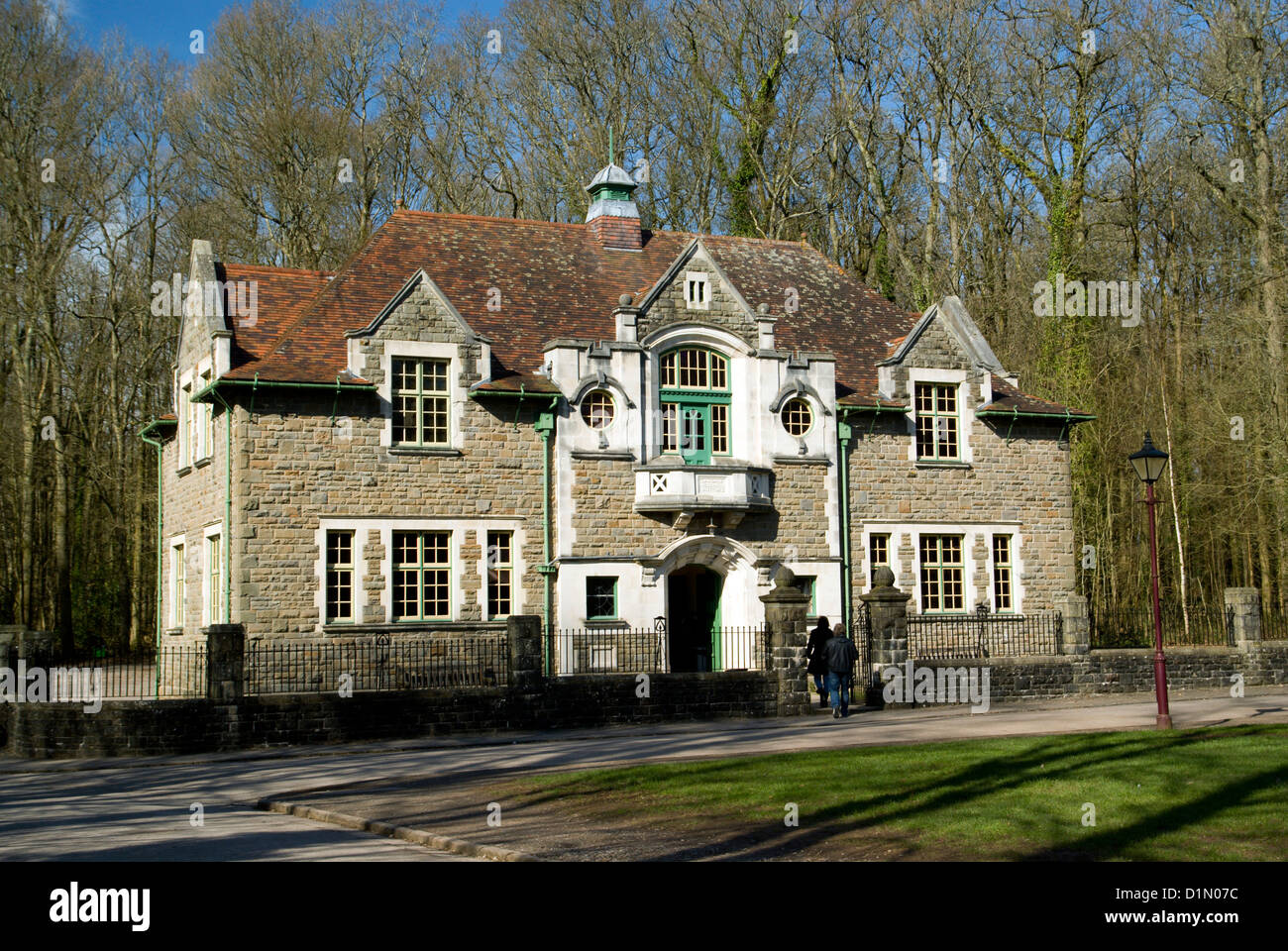 Oakdale Workmens Institute, National History Museum, St Fagans, Cardiff, Südwales. Stockfoto