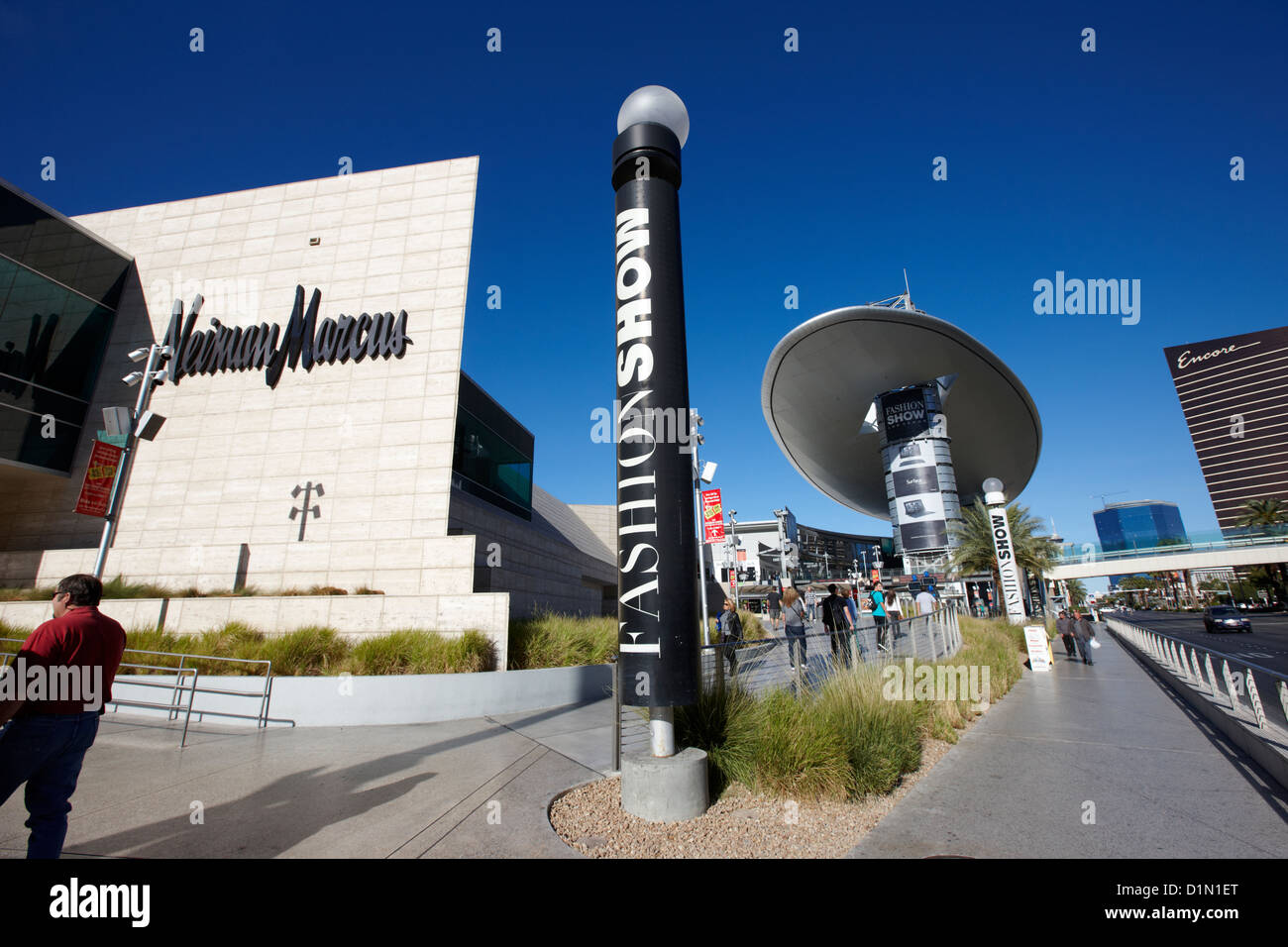 Modenschau Einkaufszentrum Las Vegas Strip Nevada USA Stockfoto