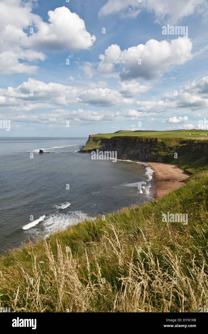 Gegen Bucht, in der Nähe von Whitby, North Yorkshire, England Stockfoto