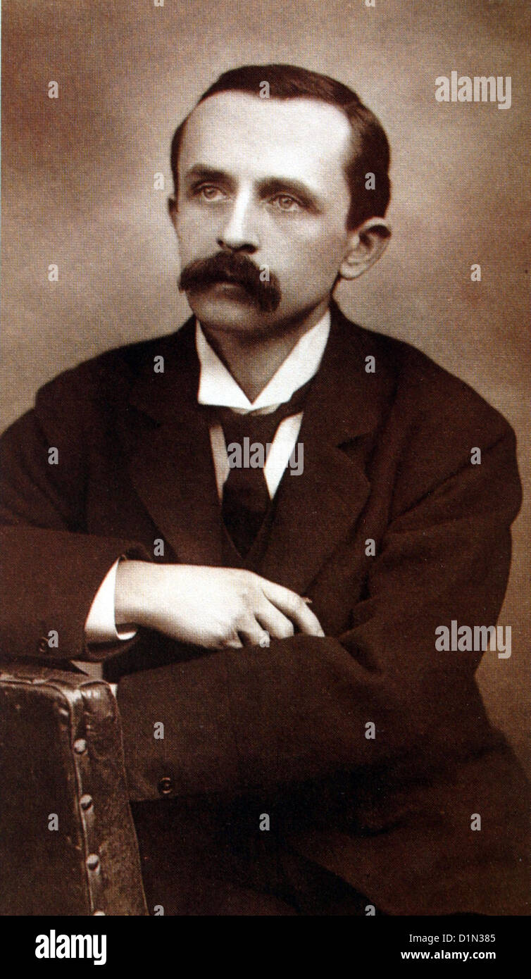 Sir James Matthew Barrie, schottischer Schriftsteller und Dramatiker, Schöpfer von Peter Pan. Stockfoto