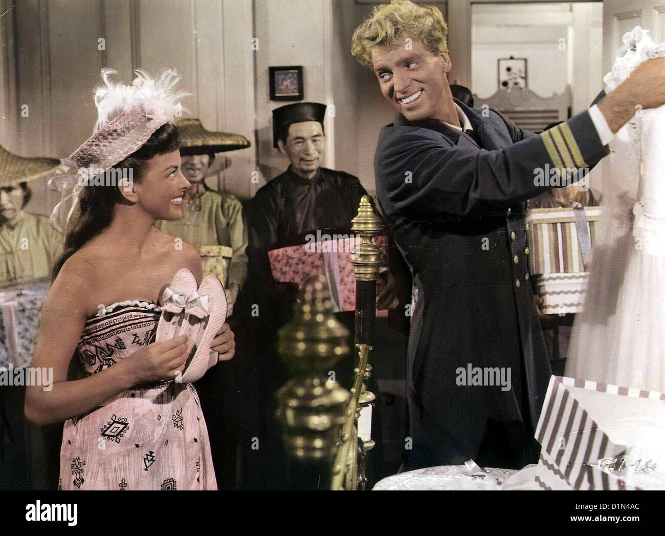 Weisser Nationalsozialist deutschen Tonga seine Majestät O' Keefe Joan Reis, Burt Lancaster Außenstehenden Dalabo (Joan Rice) David (Burt Stockfoto