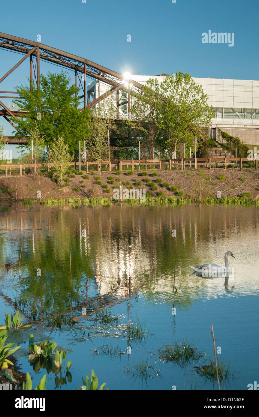 William J. Clinton Presidential Library and Museum, Little Rock, Arkansas Stockfoto