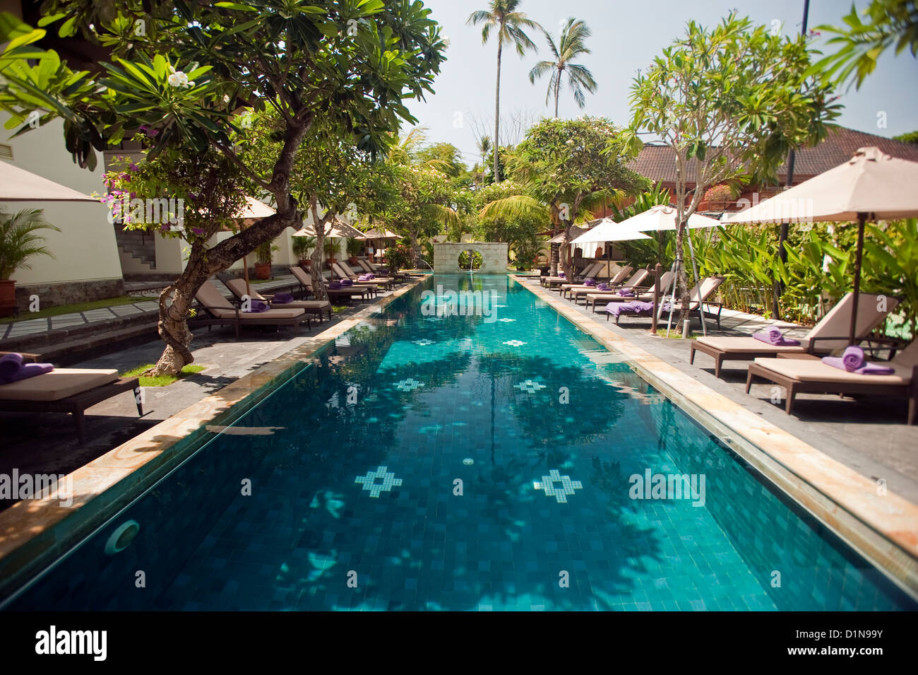 Nusa Dua Beach Hotel Spa Pool Bali Indonesien Stockfotografie Alamy