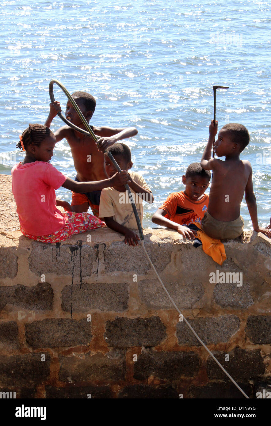 Insel Lamu, Kenia, Ostafrika Stockfoto