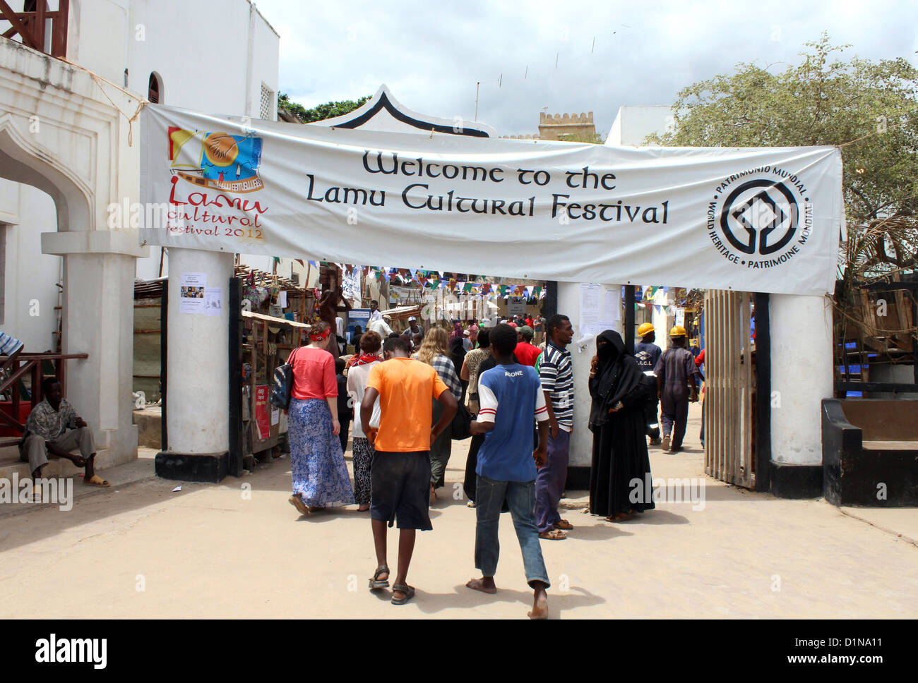 Lamu Kulturfestival, Insel Lamu, Kenia, Ostafrika Stockfoto