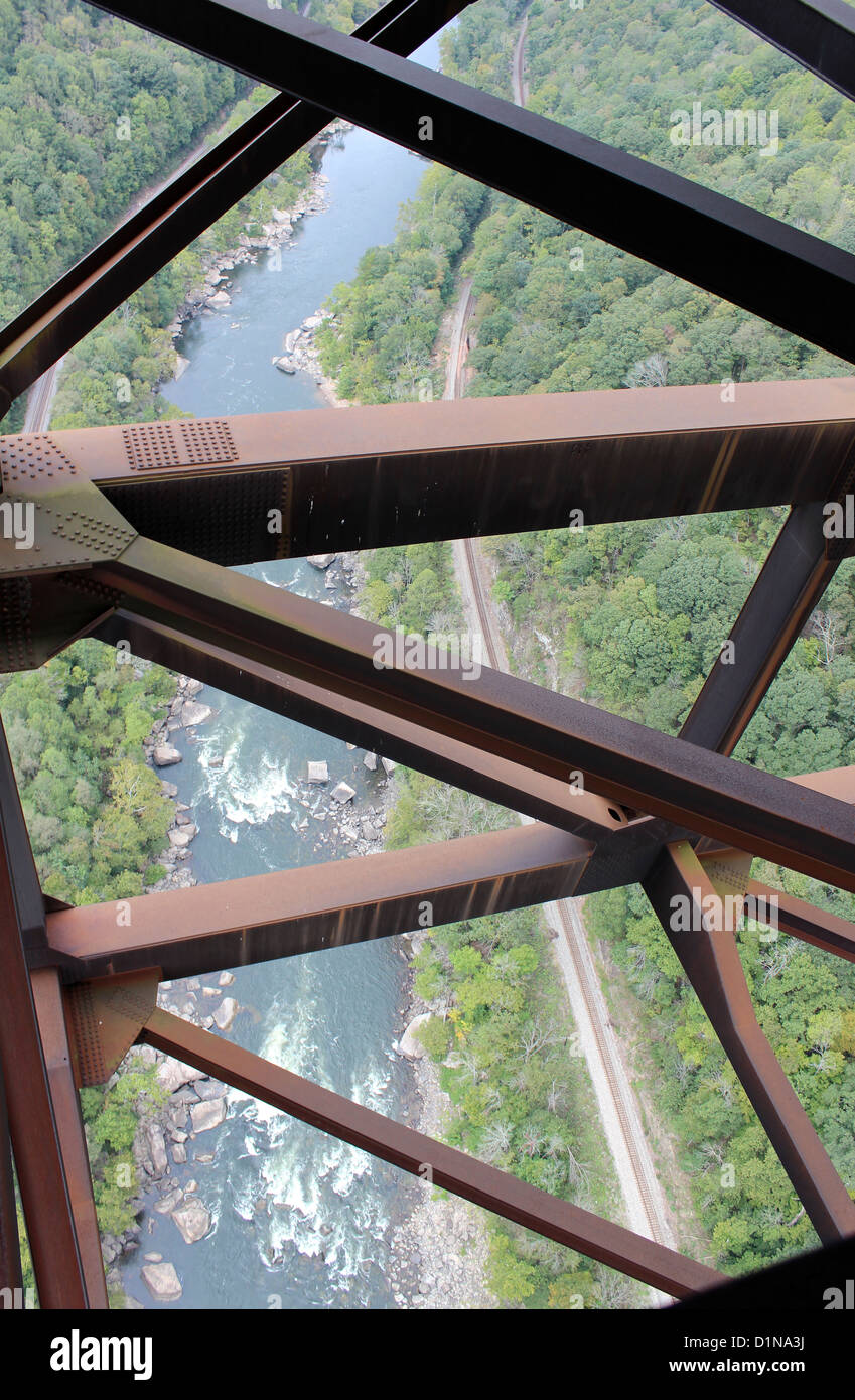 New River Gorge Bridge, Fayette County, West Virginia, Amerika, USA Stockfoto