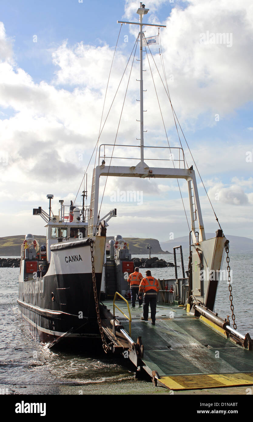 Rathlin Island Auto Fähre, County Antrim, Nordirland Stockfoto