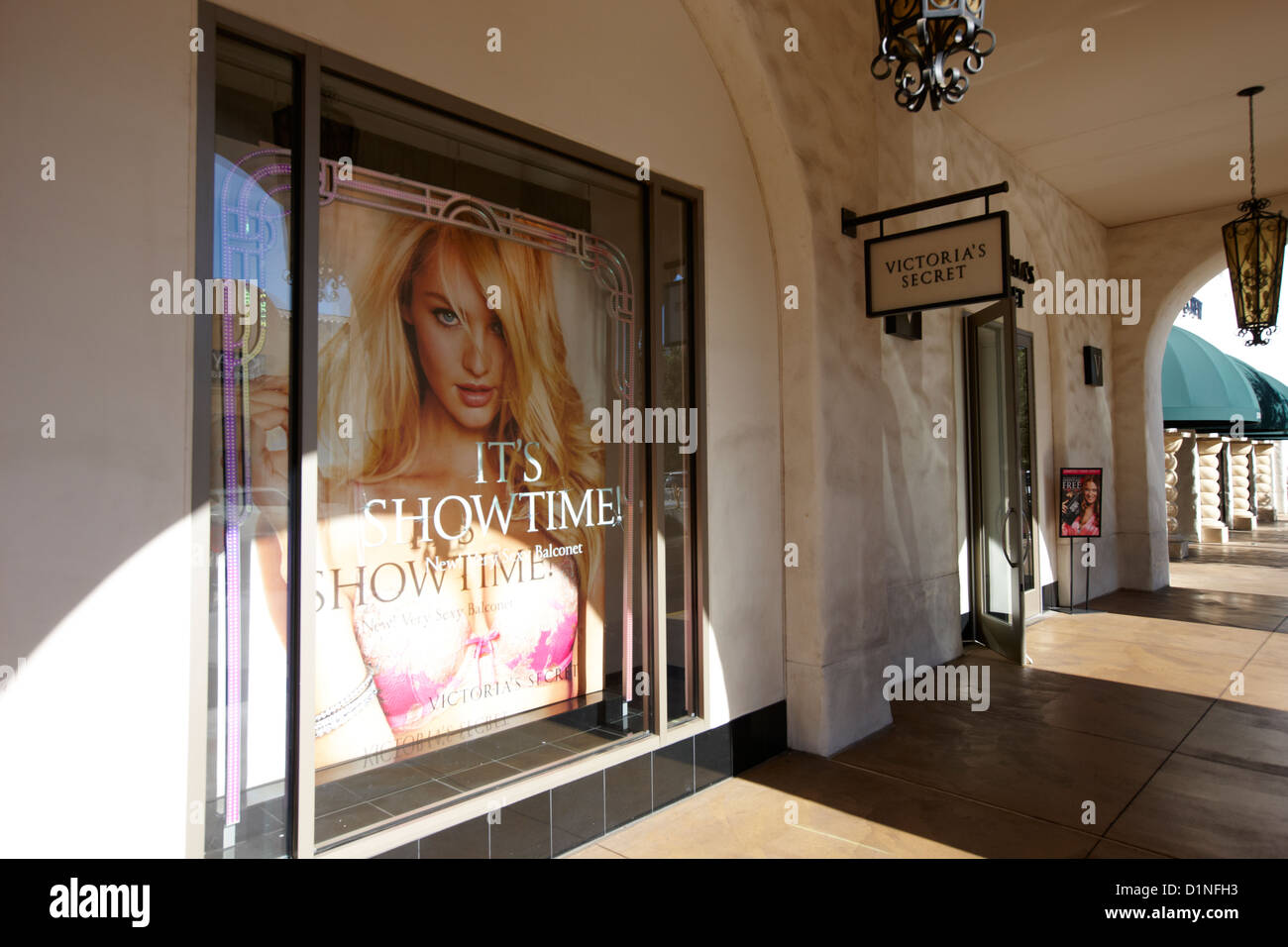 Anzeigefenster Victorias secret Store in der Stadtmitte, quadratische Las Vegas Nevada, USA Stockfoto