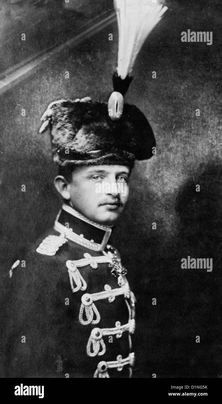 Karl Franz Josef Habsburg I, Kaiser von Österreich-Ungarn (1916-1918), um 1910 Stockfoto