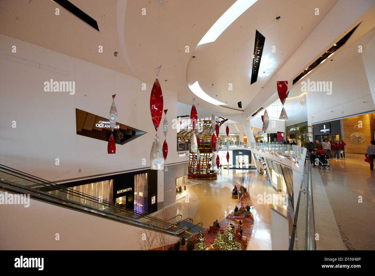 im inneren Bezirk die Kristalle im Citycenter Einzelhandel Einkaufszentrum Las Vegas Nevada, USA Stockfoto