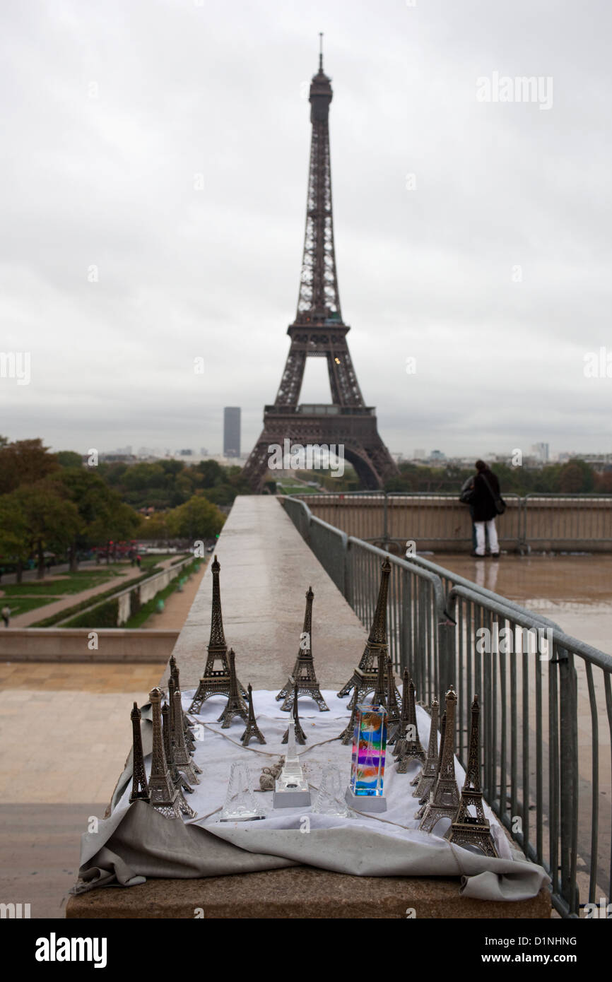 Eiffelturm in Paris, Frankreich Stockfoto