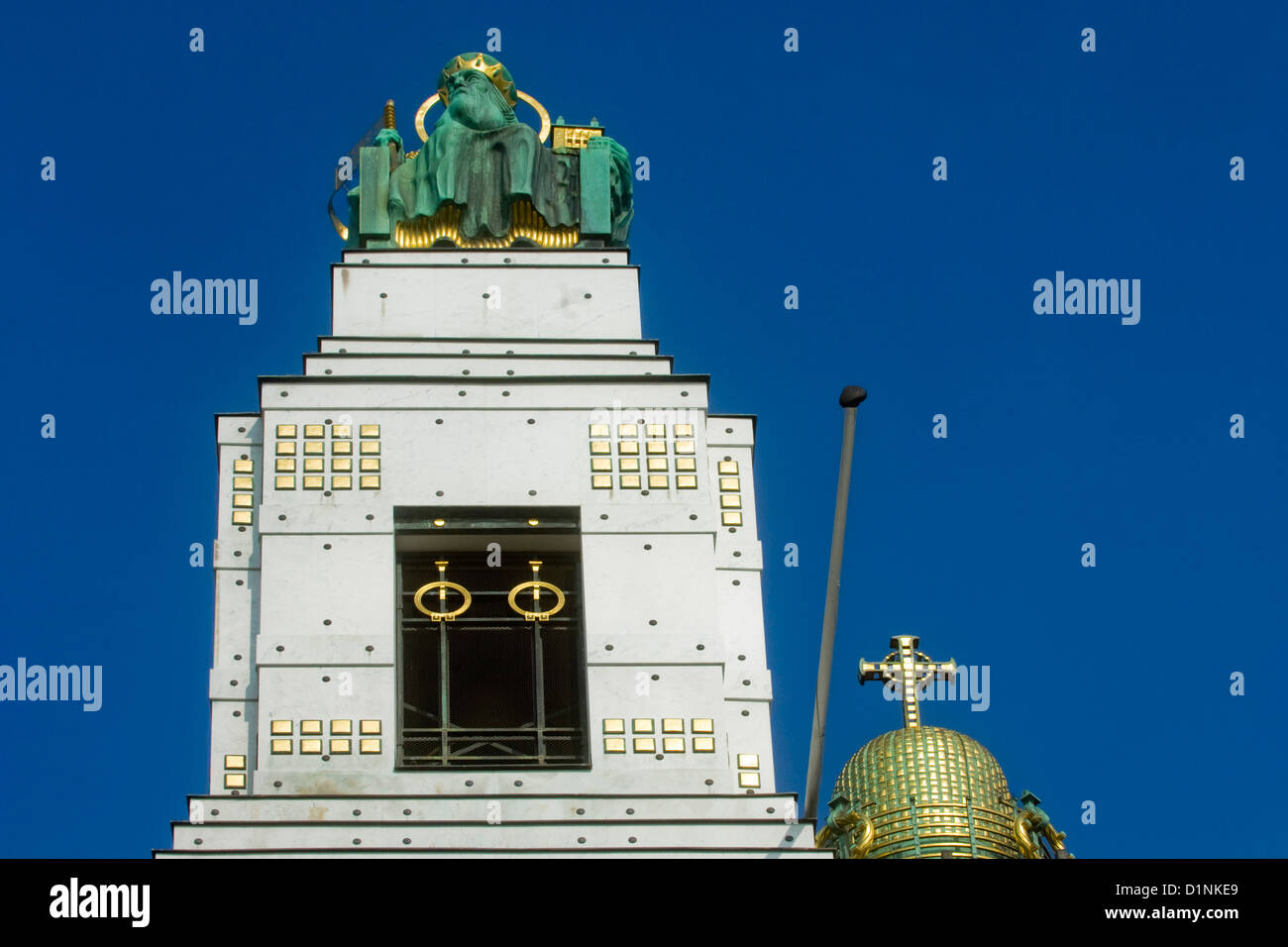 Österreich, Wien 14, Penzing, Kirche am Steinhof (1904 Bis 1907 Nach Entwürfen von Otto Wagner) Stockfoto