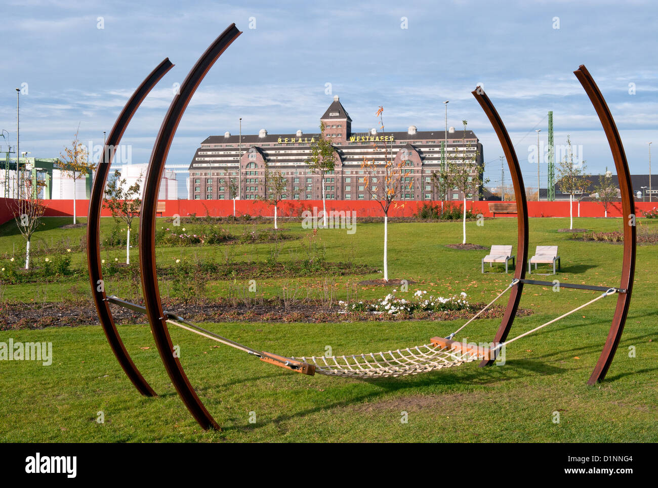Berlin, Deutschland, die neu gestalteten Gartenstadt Moabit Stockfoto