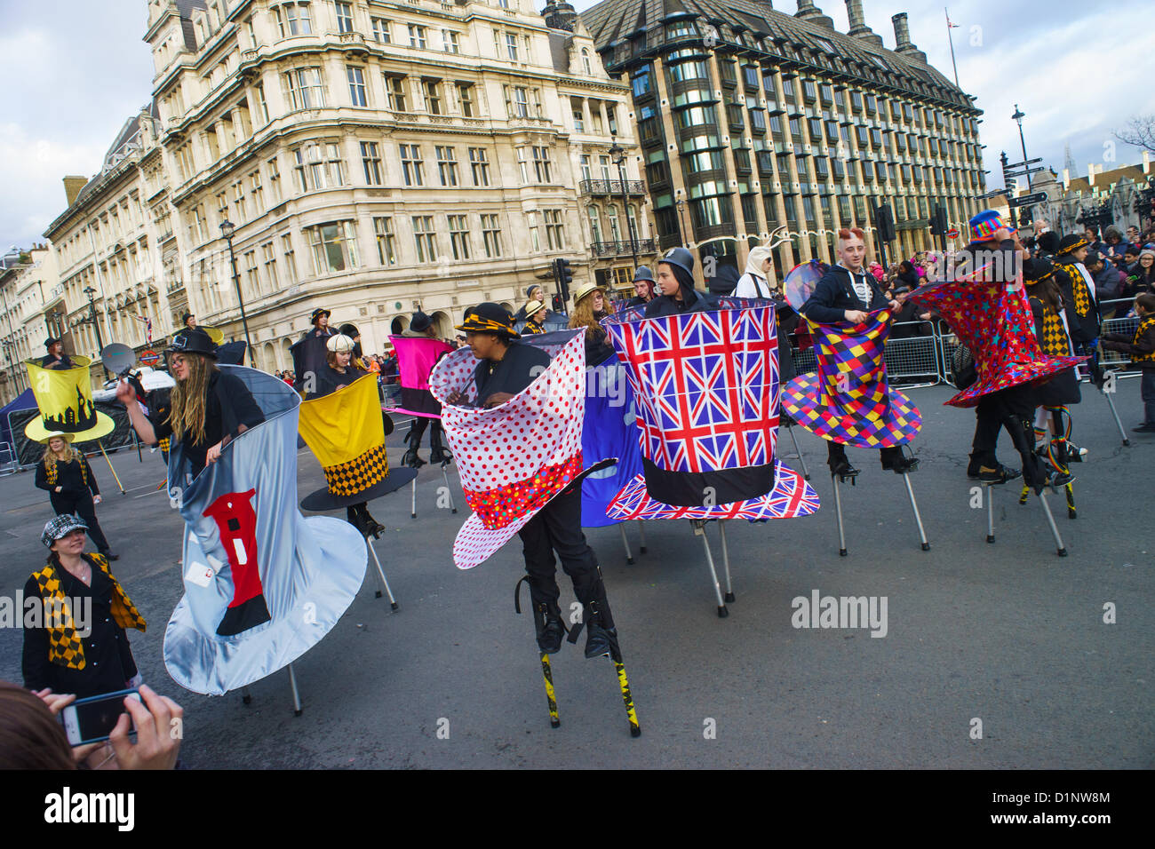 London, UK, 1. Januar 2013. Die 2013 London New Year es Day Parade. Stockfoto