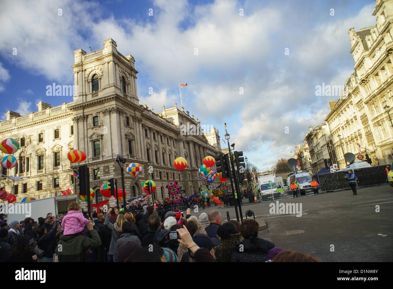 London, UK, 1. Januar 2013. Die 2013 London New Year es Day Parade. Stockfoto