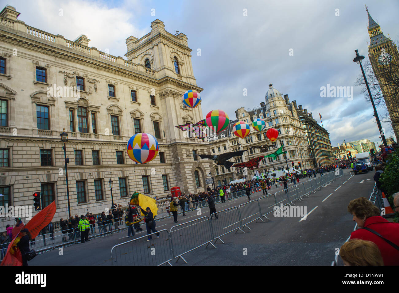London, UK, 1. Januar 2013. Die 2013 London New Year es Day Parade. Stockfoto