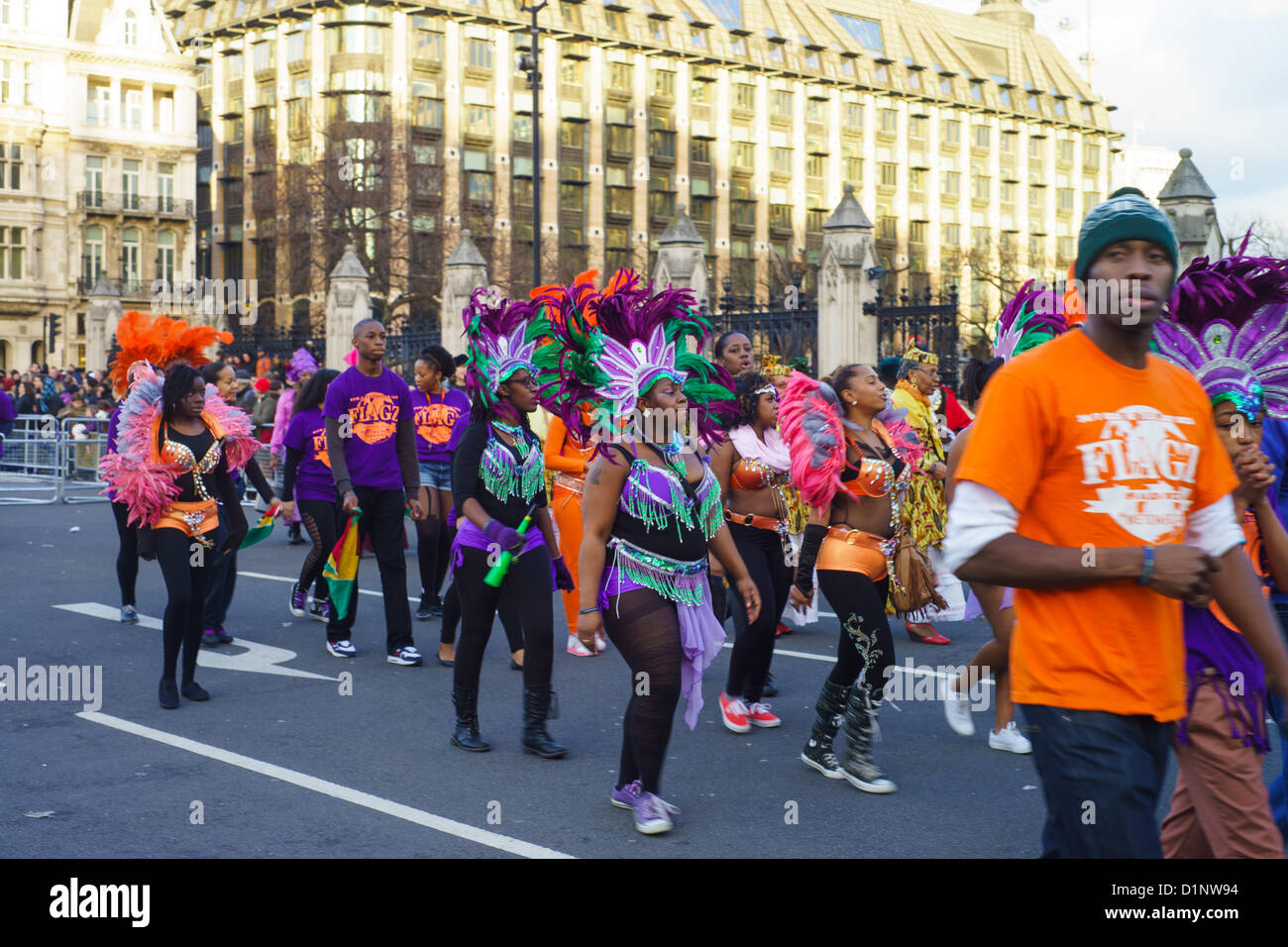 London, UK, 1. Januar 2013. Die 2013 London New Year es Day Parade. Stockfoto