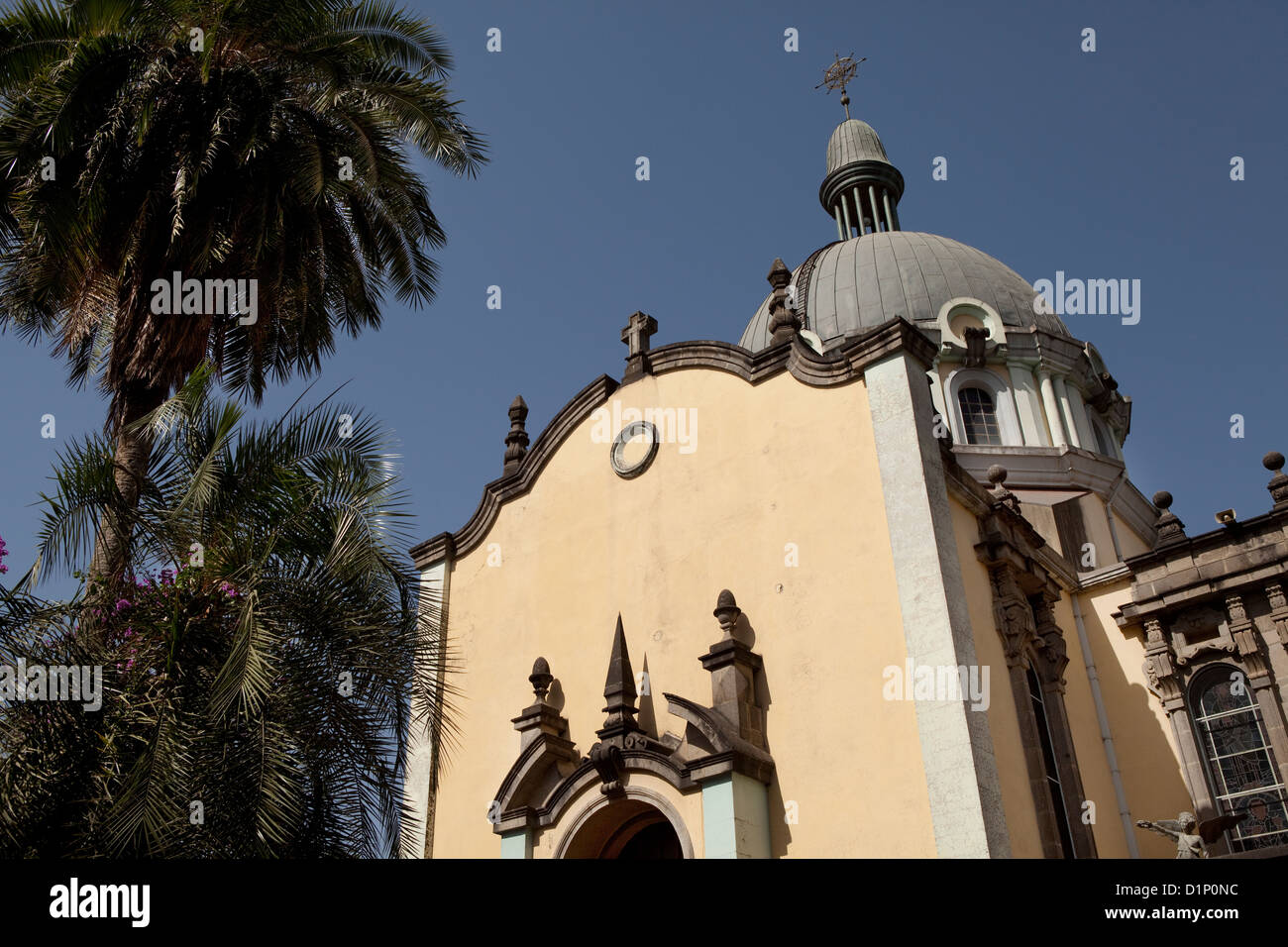 Heilige-Dreifaltigkeits-Kathedrale in Addis Abeba, Äthiopien. Stockfoto