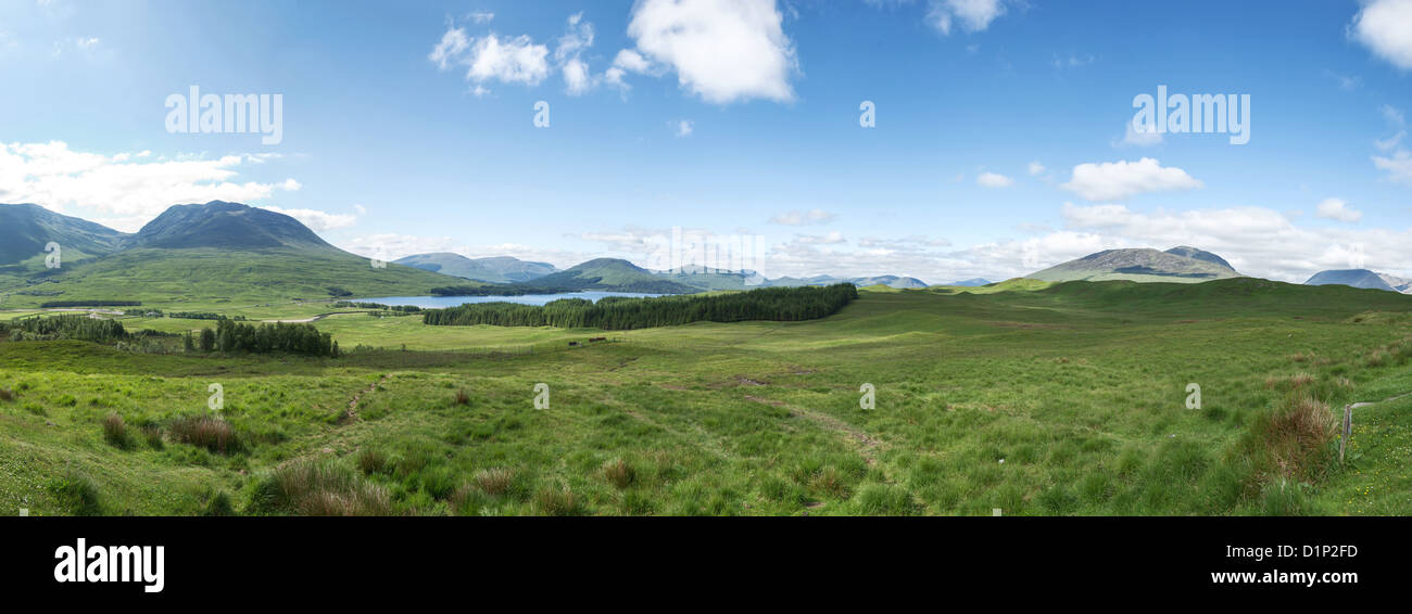 Loch Tulla, schwarzer Berg, Argyll, Schottland, UK Stockfoto