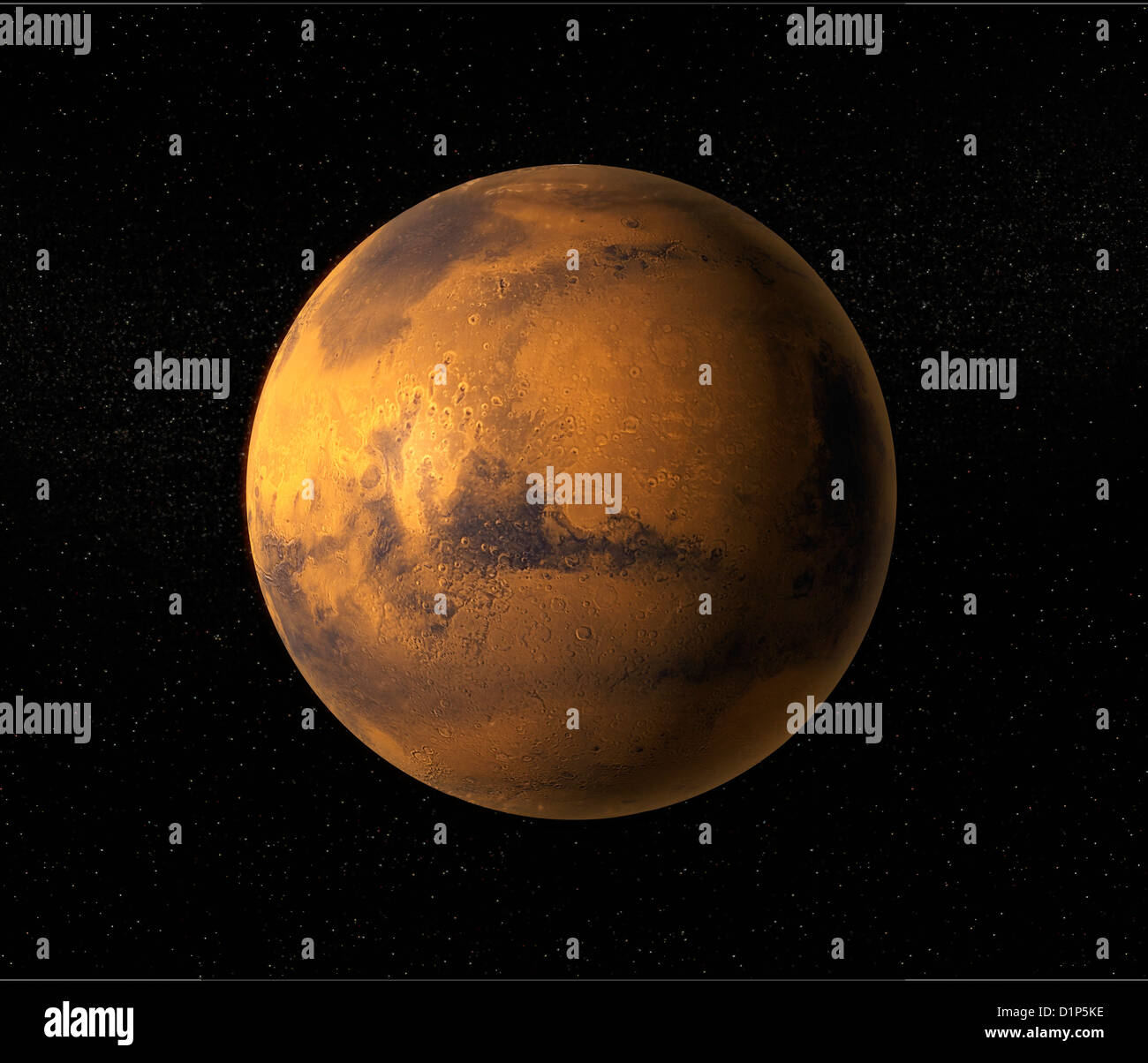 Mars, artwork Stockfoto