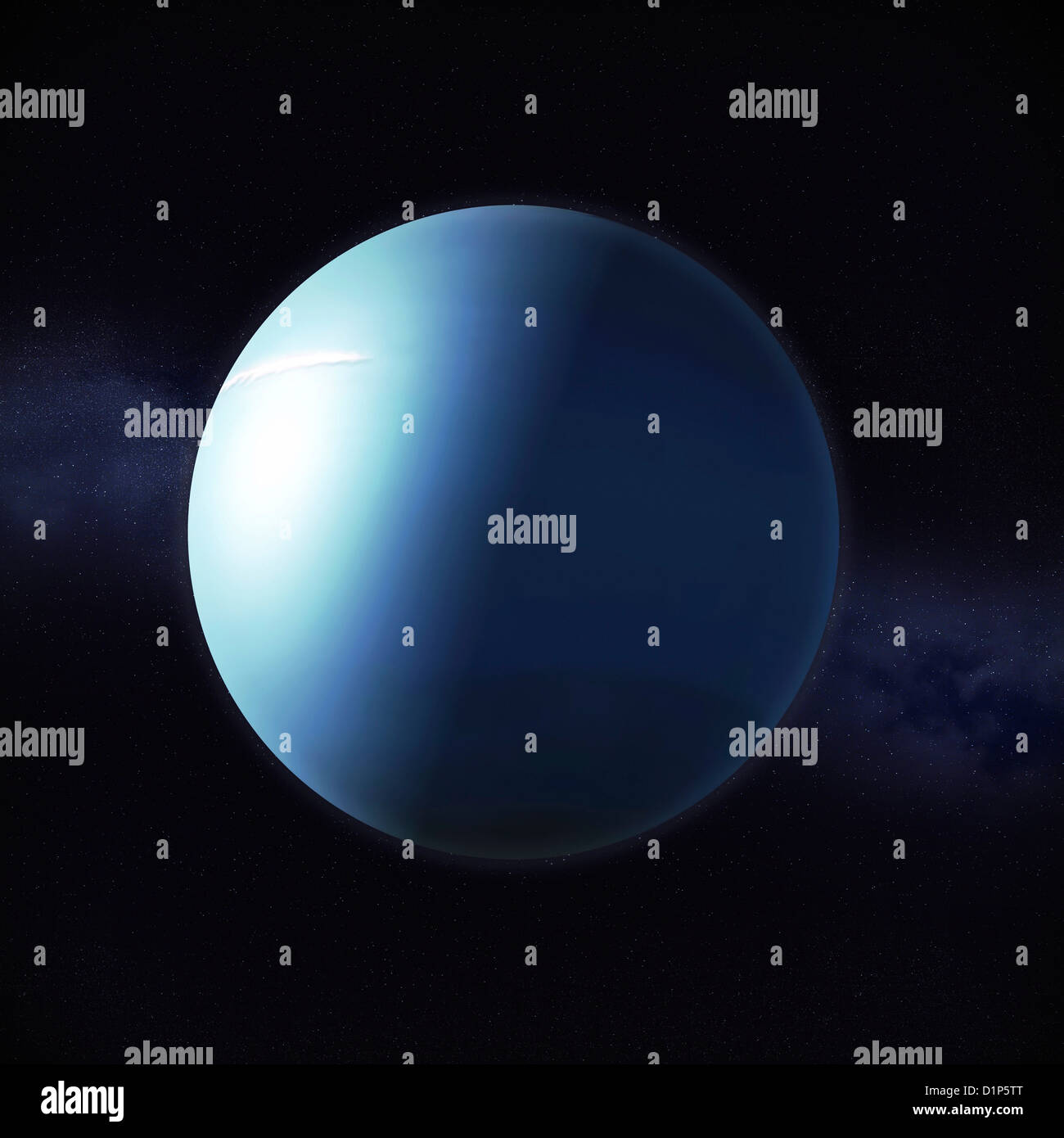Uranus, artwork Stockfoto