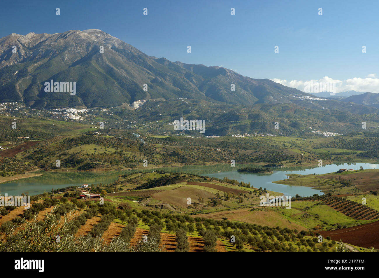 Der Axarquia Region Andalusien in Spanien Stockfoto