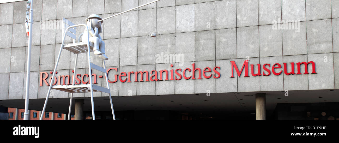 Römisch germanischen Museum Gebäude, Köln City, North Rhine-Westphalia, Deutschland, Europa Stockfoto