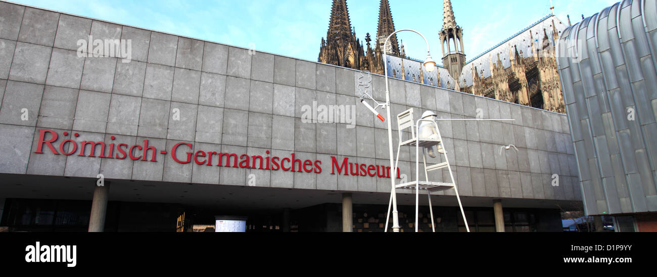 Römisch germanischen Museum Gebäude, Köln City, North Rhine-Westphalia, Deutschland, Europa Stockfoto
