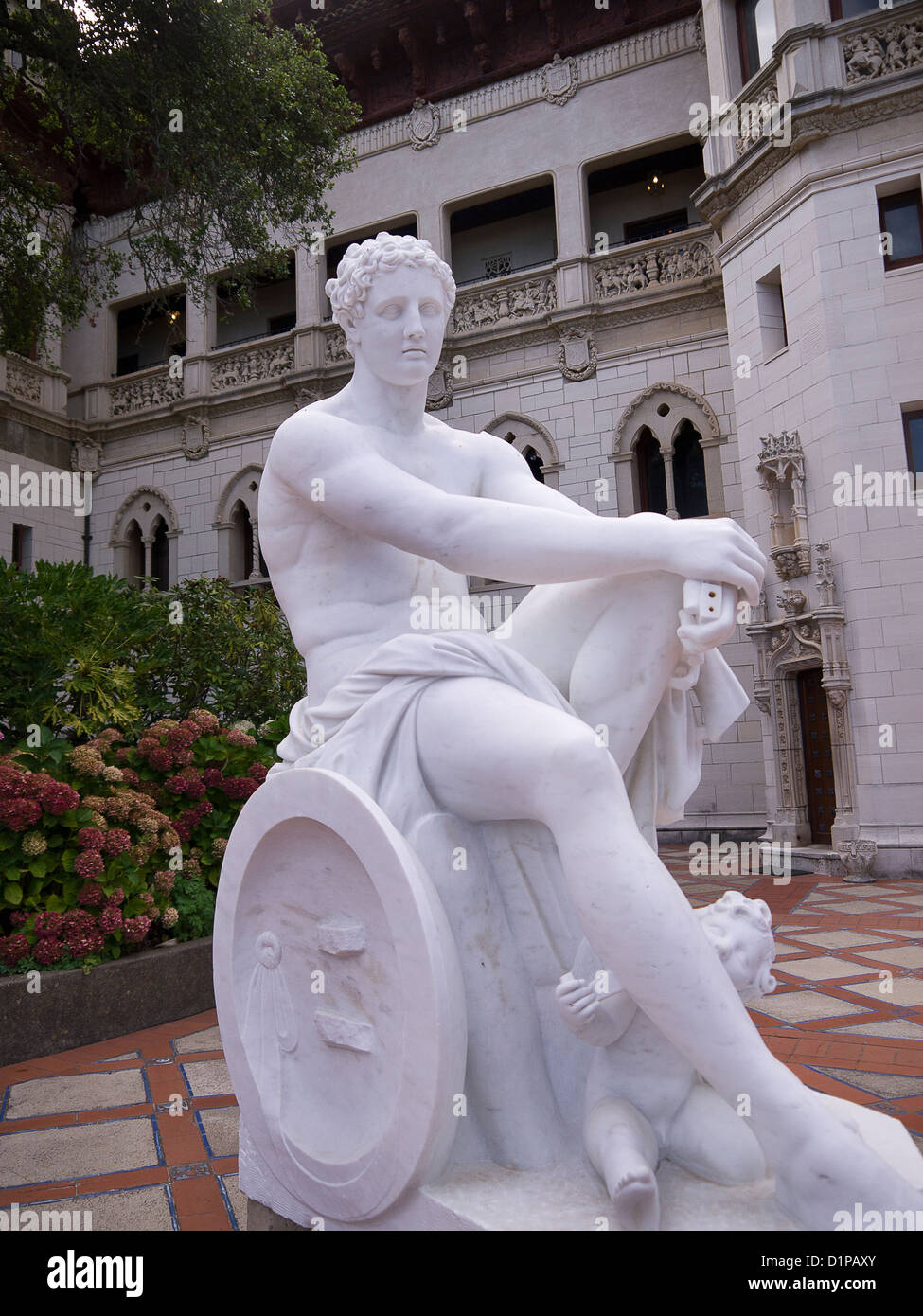 Die spektakuläre Hearst Castle in San Simeon Kalifornien USA Stockfoto