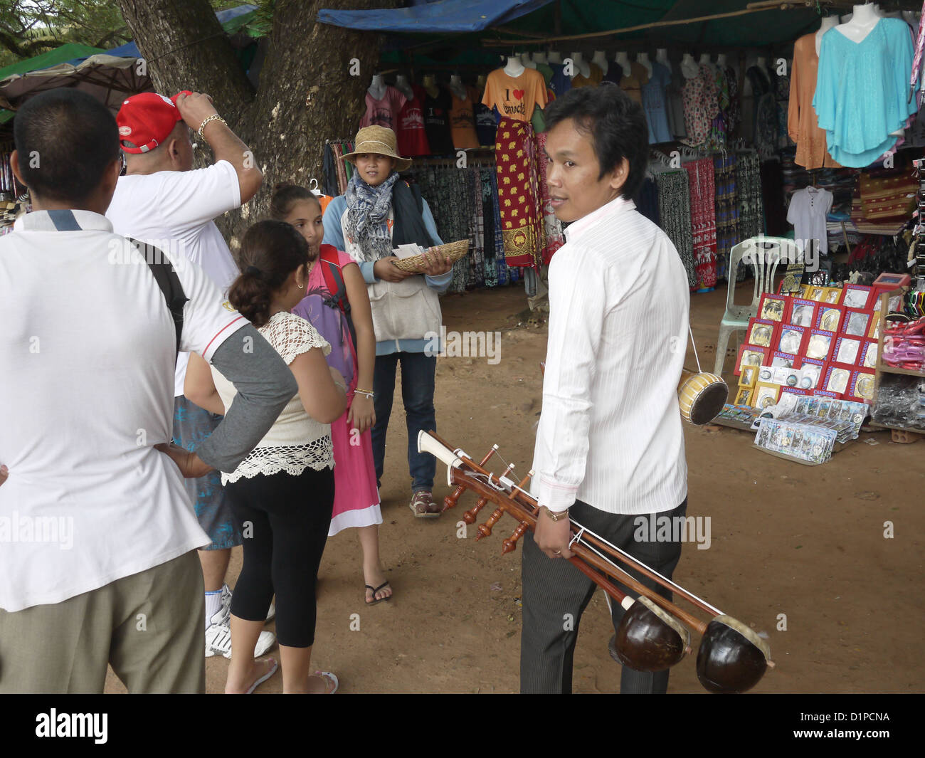 Tourist-Souvenir-Shop Kambodscha Stockfoto