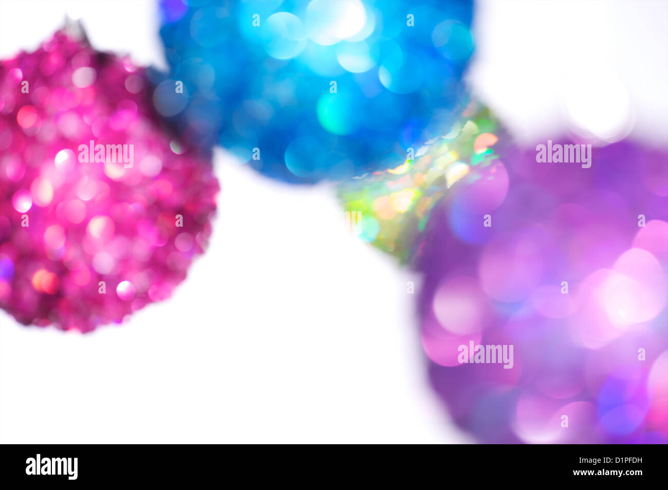 Glas Perlen Weihnachtsschmuck hängen Stockfoto