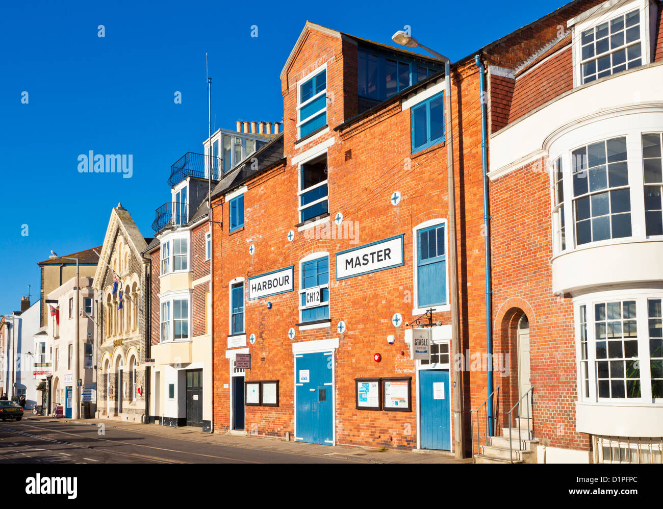 Hafenbüro master Custom House Quay Weymouth Dorset England UK GB EU Europe Stockfoto