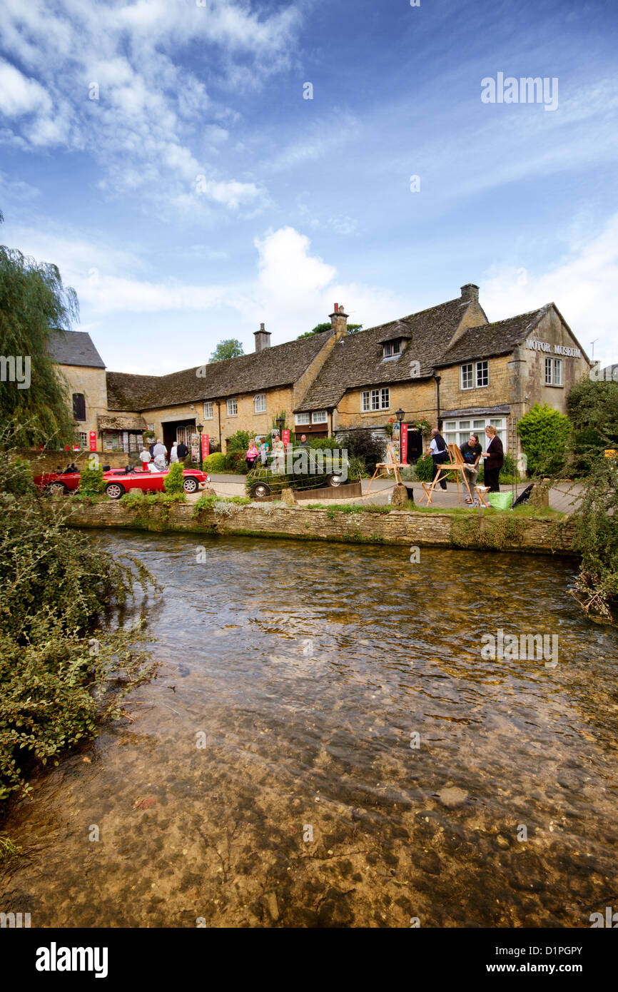 Die Cotswolds Fahrzeugmuseum in Bourton auf dem Wasser, Gloucestershire, England. Stockfoto