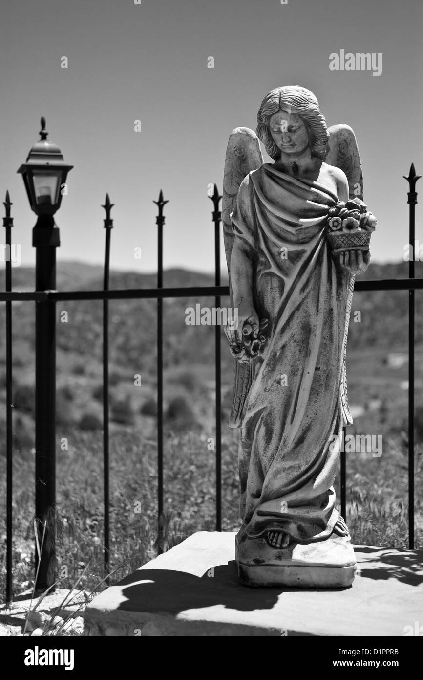 Virginia City Nevada National Historic Landmark erklärt. Feuerwehrmann-Friedhof. Stockfoto