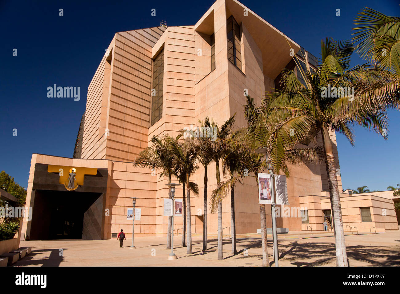 die Kathedrale unserer lieben Frau von den Engeln, die Innenstadt von Los Angeles, California, Vereinigte Staaten von Amerika, USA Stockfoto
