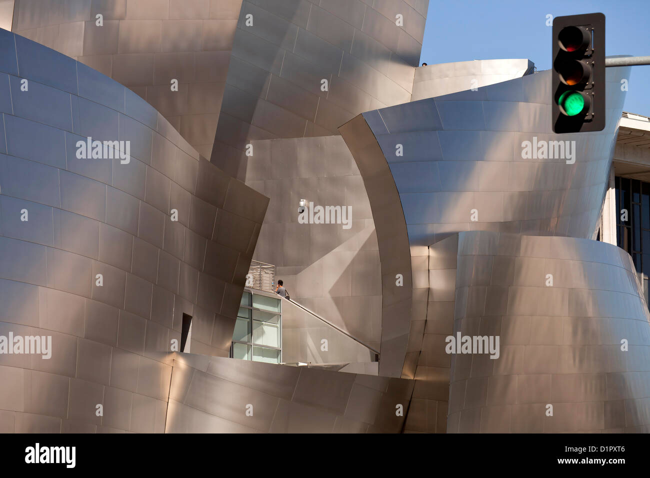 moderne Architektur von Frank Gehry, Walt Disney Concert Hall, Downtown Los Angeles, California, Vereinigte Staaten von Amerika, USA Stockfoto