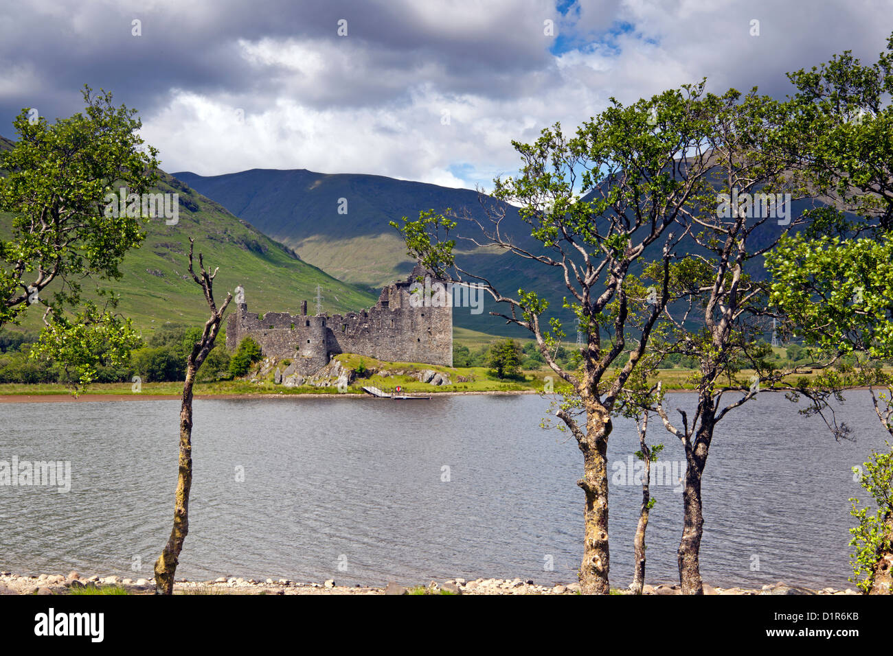 Kilchurn Castle am Ufer des Loch Awe-Schottland Stockfoto