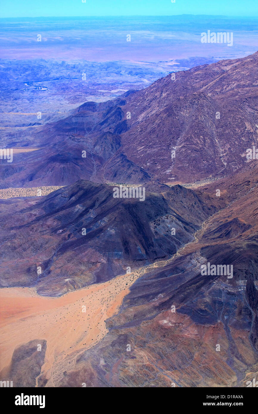 Eine Luftaufnahme des Brandberg Stockfoto